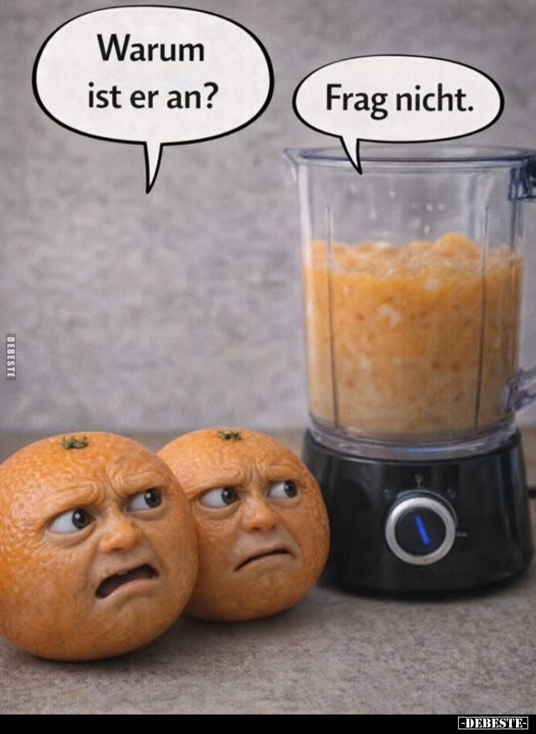 Warum ist er an? Frag nicht.