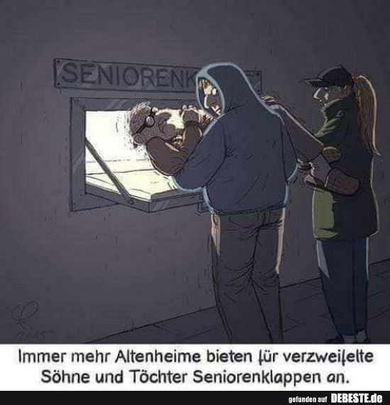 Immer mehr Altenheime bieten für verzweifelte Söhne.. - Lustige Bilder | DEBESTE.de