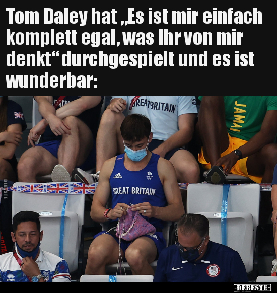 Tom Daley hat "Es ist mir einfach komplett egal, was Ihr.."