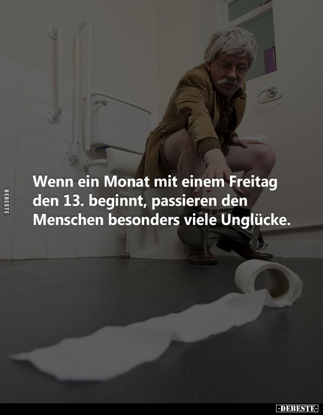 Wenn ein Monat mit einem Freitag den 13. beginnt, passieren den Menschen besonders viele Unglücke.
