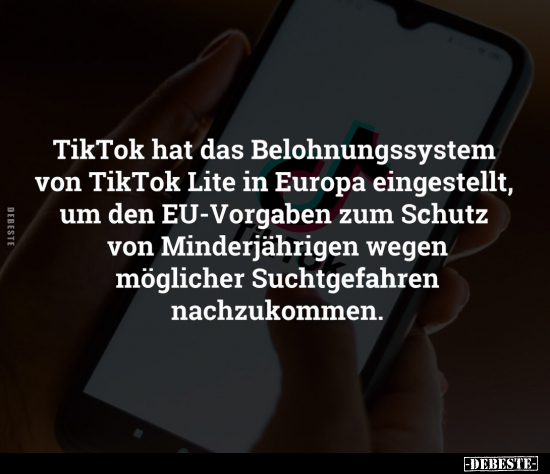 TikTok hat das Belohnungssystem von TikTok.. - Lustige Bilder | DEBESTE.de