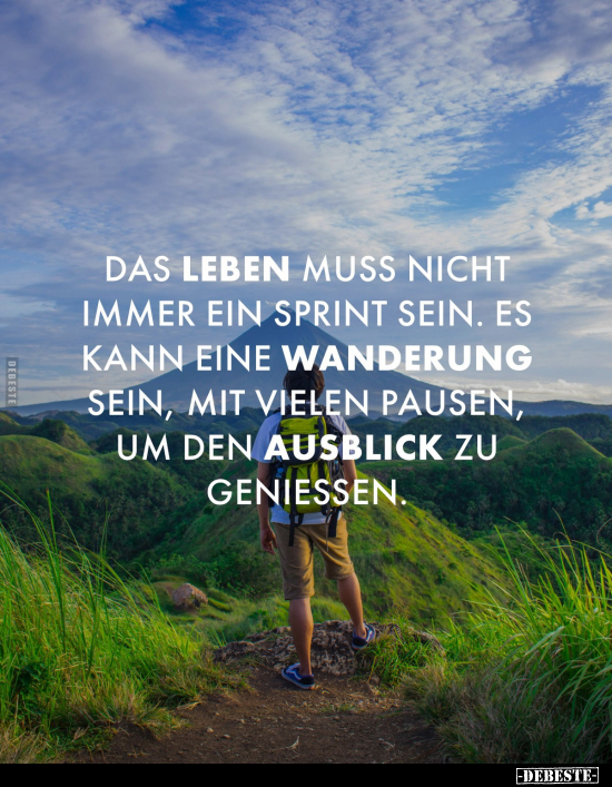 Das Leben muss nicht immer ein Sprint sein.. - Lustige Bilder | DEBESTE.de