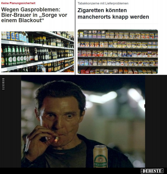 Wegen Gasproblemen: Bier-Brauer in "Sorge vor einem.." - Lustige Bilder | DEBESTE.de