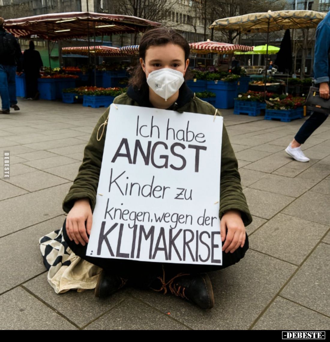 Ich habe ANGST
Kinder zu kriegen, wegen der KLIMAKRISE.