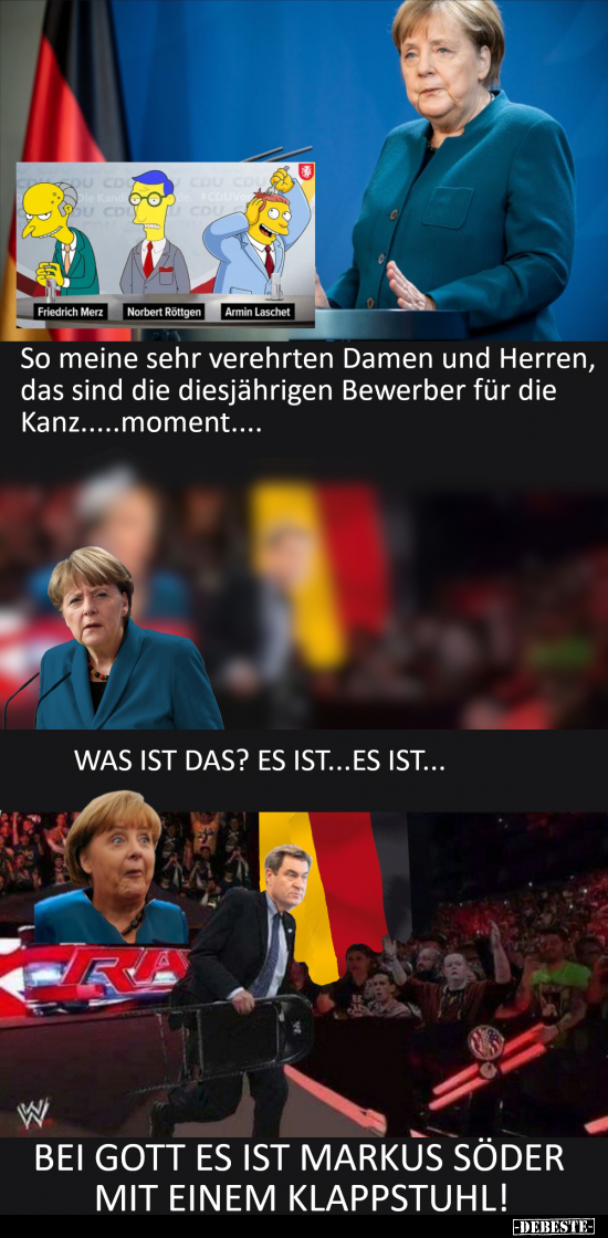 So meine sehr verehrten Damen und Herren..