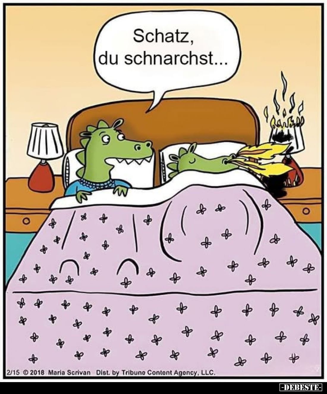 Schatz, du schnarchst...