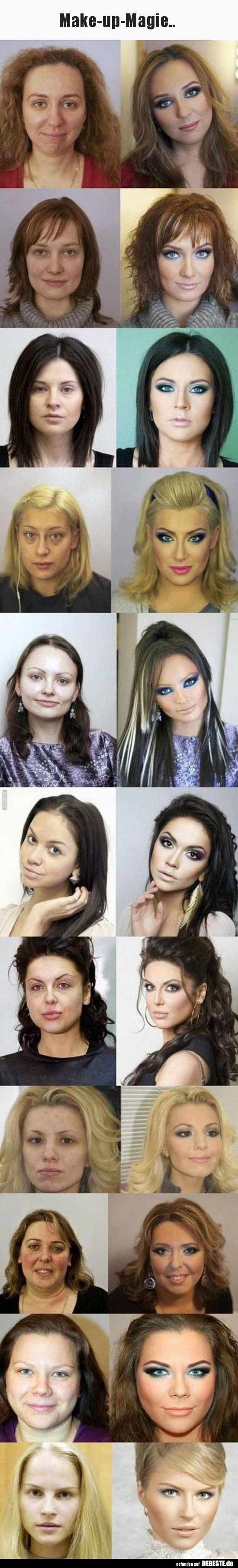 Make-up-Magie.. - Lustige Bilder | DEBESTE.de