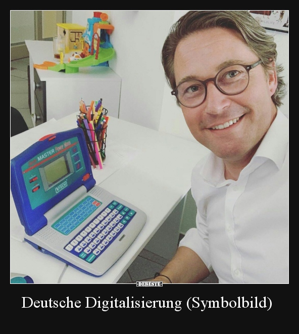 Deutsche Digitalisierung (Symbolbild).. - Lustige Bilder | DEBESTE.de
