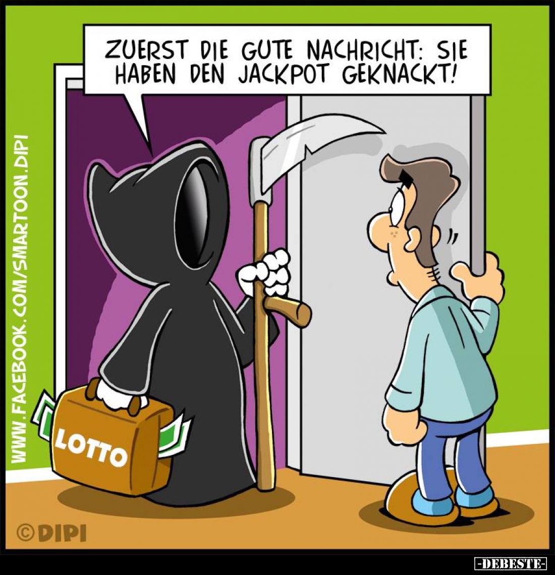 Zuerst die gute Nachricht: Sie haben den Jackpot geknackt!