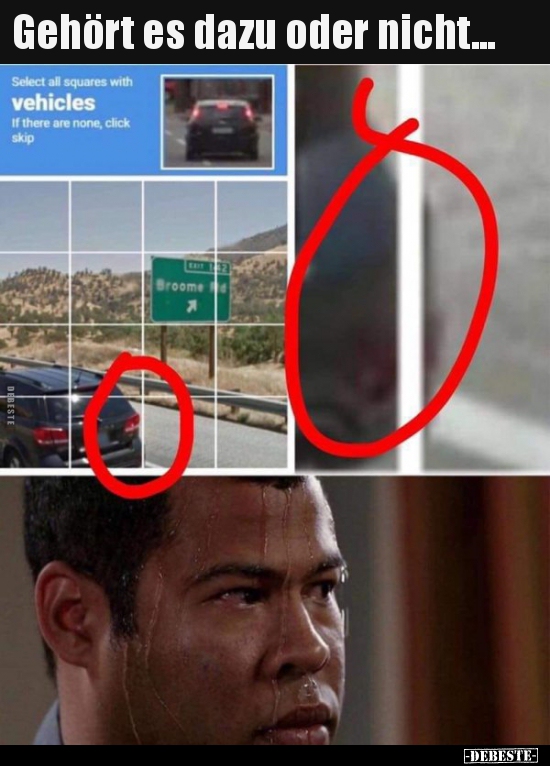 Gehört es dazu oder nicht...