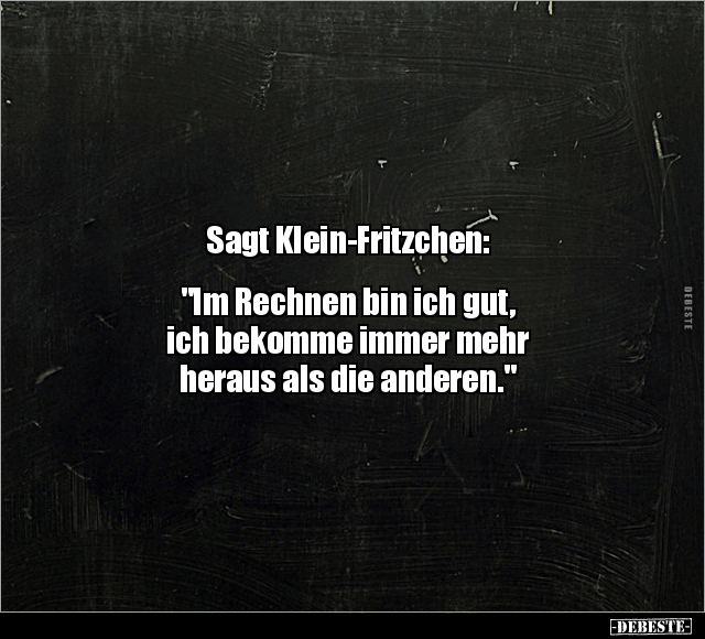 Sagt Klein-Fritzchen:.. - Lustige Bilder | DEBESTE.de
