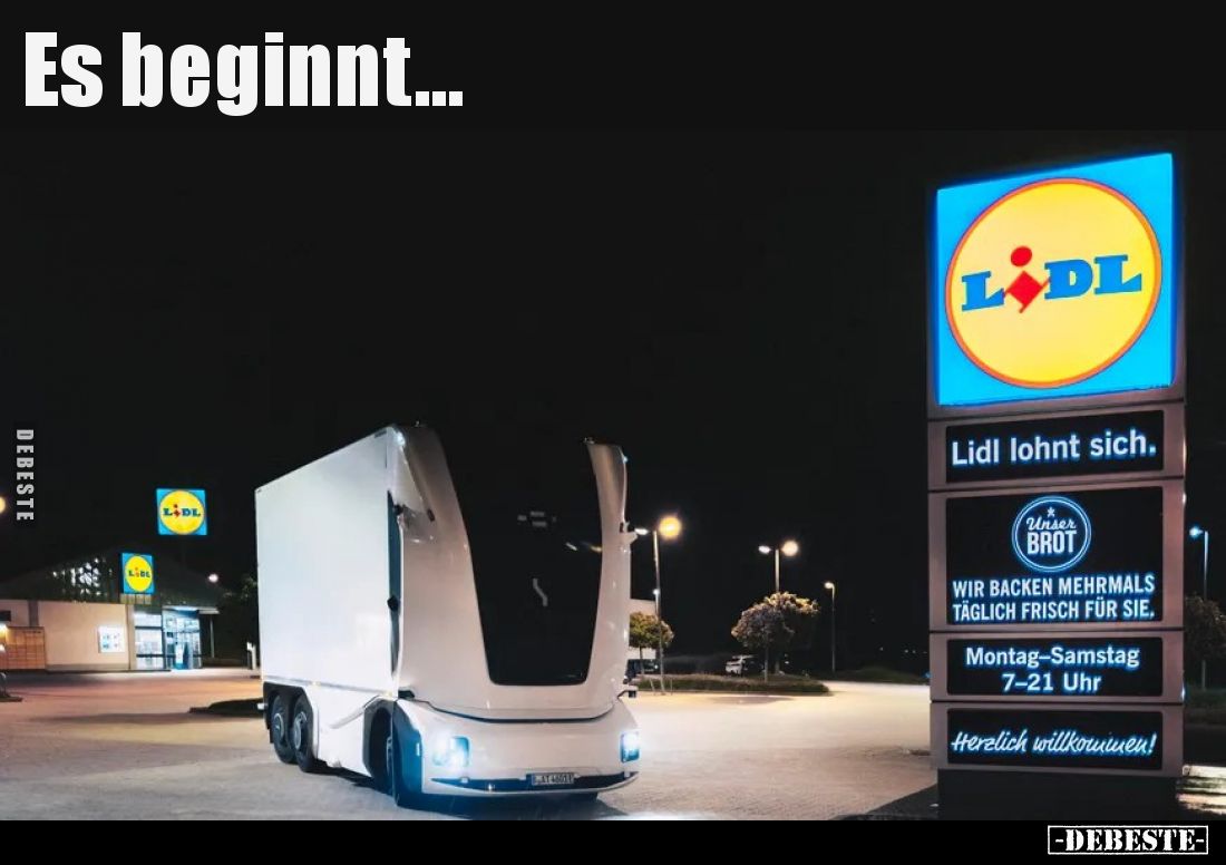 Es beginnt...