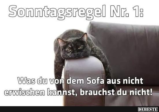 Sonntagsregel Nr. 1..