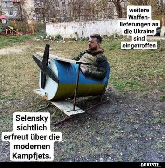 Selensky sichtlich erfreut über die modernen.. - Lustige Bilder | DEBESTE.de
