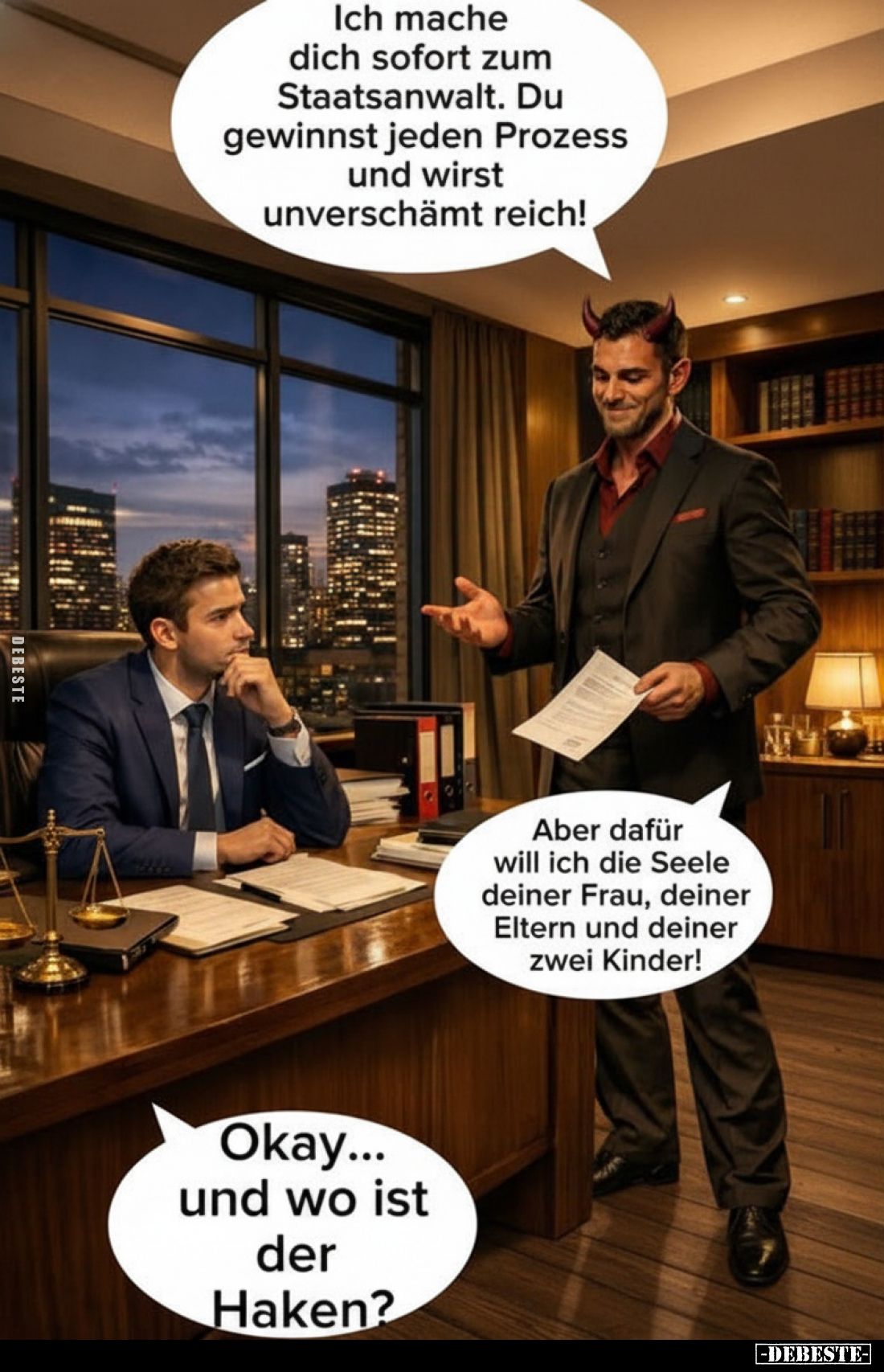 Ich mache dich sofort zum Staatsanwalt.. - Lustige Bilder | DEBESTE.de