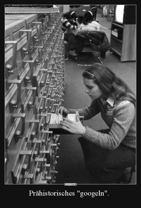 Prähistorisches "googeln"...