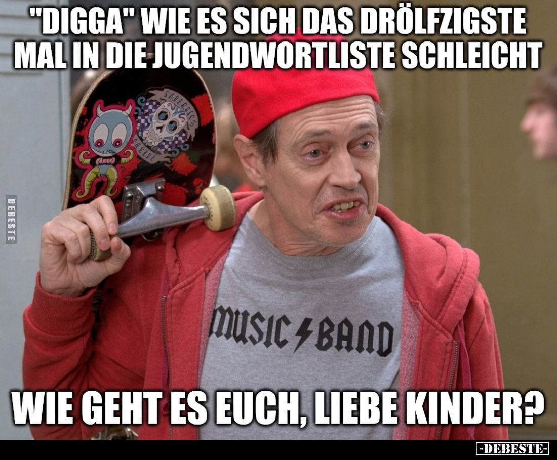 "Digga" wie es sich das drölfzigste Mal in die Jugendwortliste schleicht

wie geht es euch, liebe Kinder?