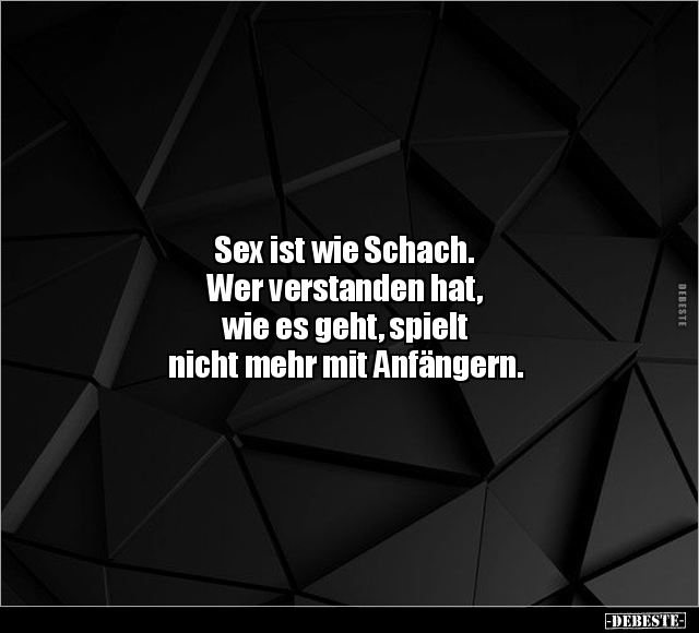 S*ex ist wie Schach.. - Lustige Bilder | DEBESTE.de