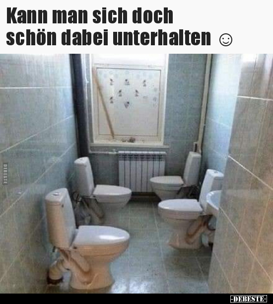 Kann man sich doch schön dabei unterhalten.. - Lustige Bilder | DEBESTE.de