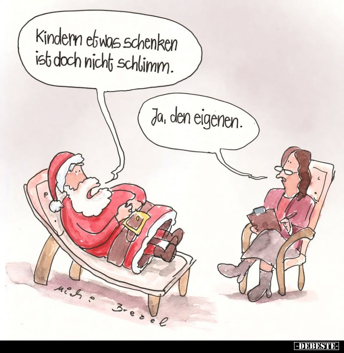 Kindern etwas schenken ist doch nicht schlimm.
Kindern etwas schenken ist doch nicht schlimm.
Ja, den eigenen.Ja, den eigen...