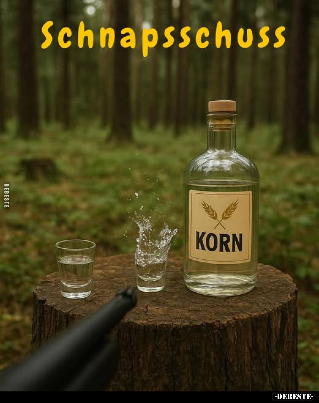 Schnapsschuss.