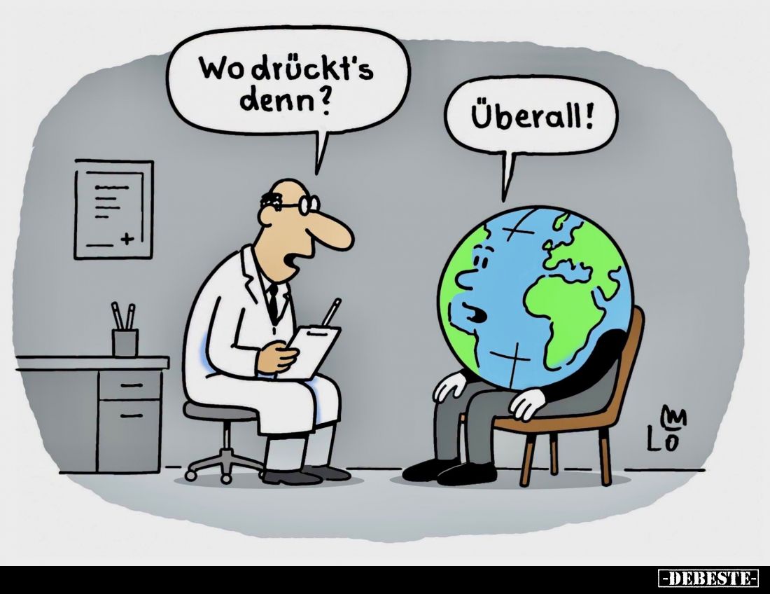 Wo drückt's denn?
-
Überall!