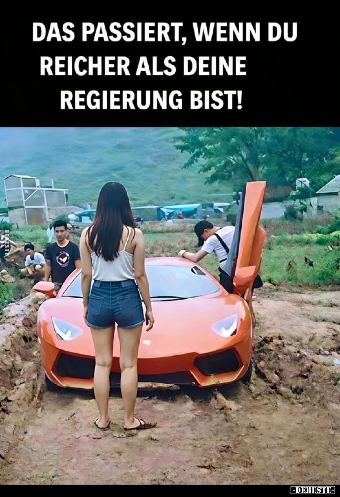 Das passiert, wenn du reicher als deine Regierung bist!