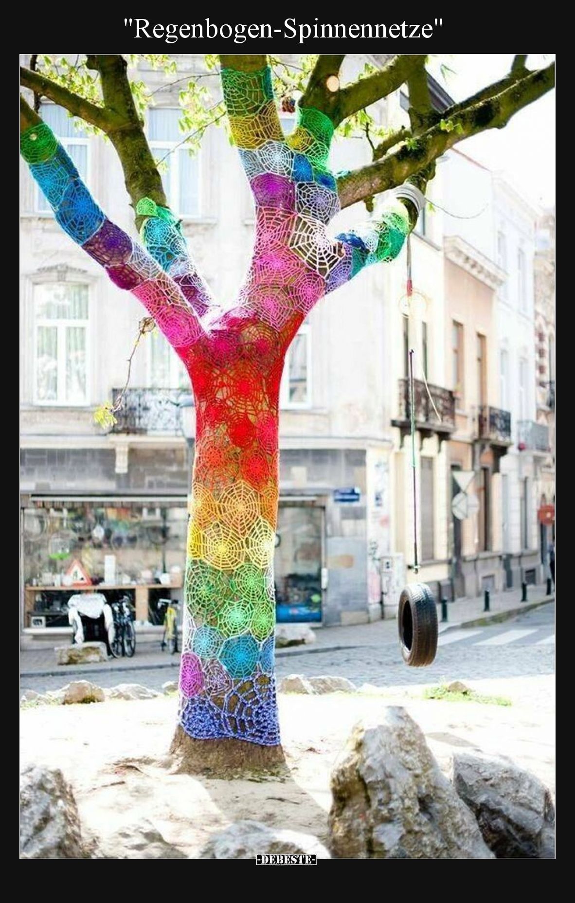 "Regenbogen-Spinnennetze"