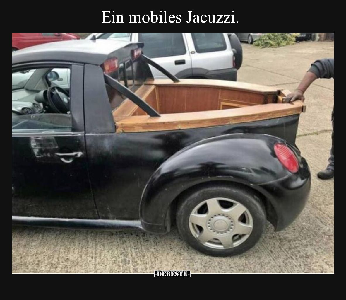 Ein mobiles Jacuzzi... - Lustige Bilder | DEBESTE.de