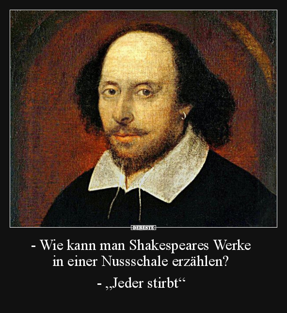 - Wie kann man Shakespeares Werke in einer Nussschale.. - Lustige Bilder | DEBESTE.de