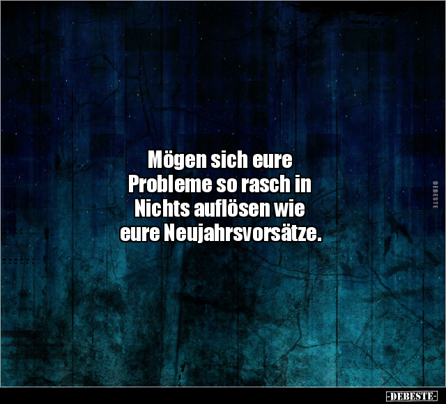 Mögen sich eure Probleme so rasch in Nichts auflösen.. - Lustige Bilder | DEBESTE.de