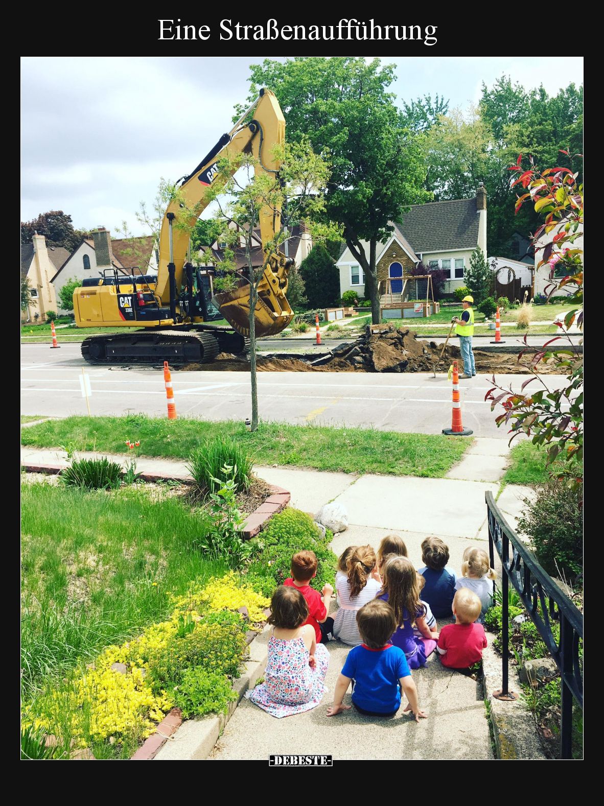 Eine Straßenaufführung