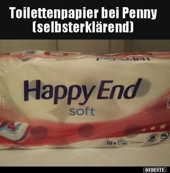 Toilettenpapier bei Penny (selbsterklärend).. - Lustige Bilder | DEBESTE.de