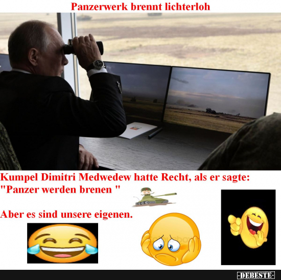 Putin und die Auswirkungen seines hinterlistigen Überfalls auf die Ukraine - Lustige Bilder | DEBESTE.de