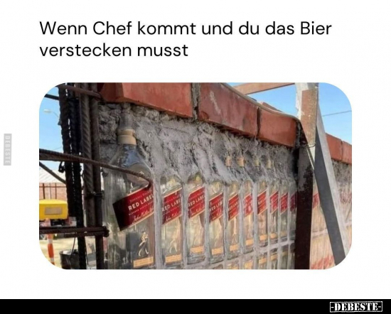 Wenn, Chef, Bier