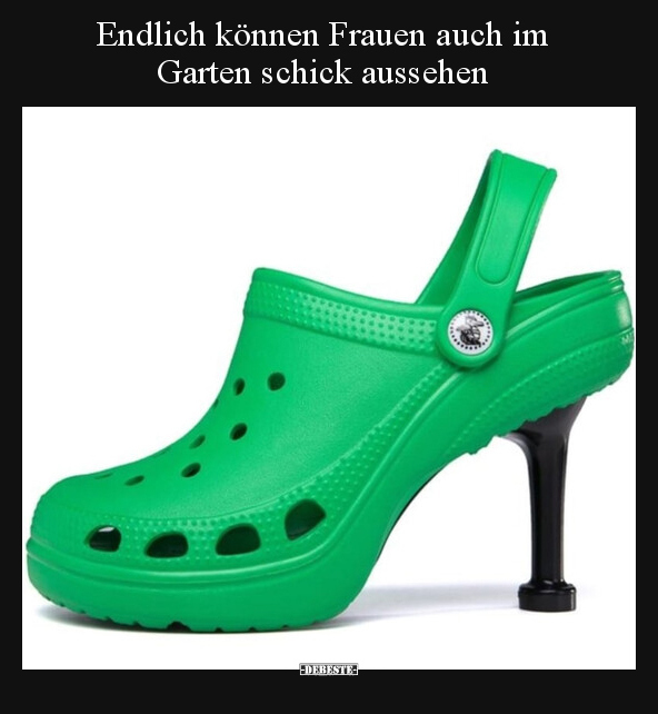 Endlich können Frauen auch im Garten schick aussehen.. - Lustige Bilder | DEBESTE.de