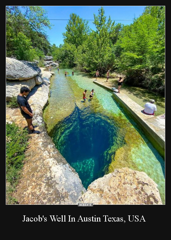 Jacob's Well In Austin Texas, USA.. - Lustige Bilder | DEBESTE.de