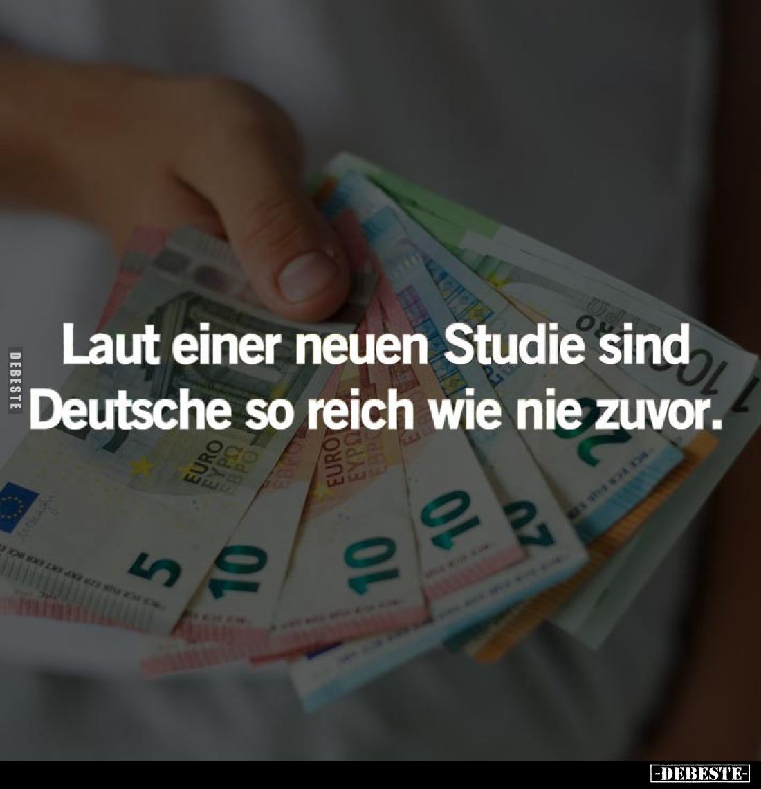 Laut einer neuen Studie sind Deutsche so reich wie nie zuvor.