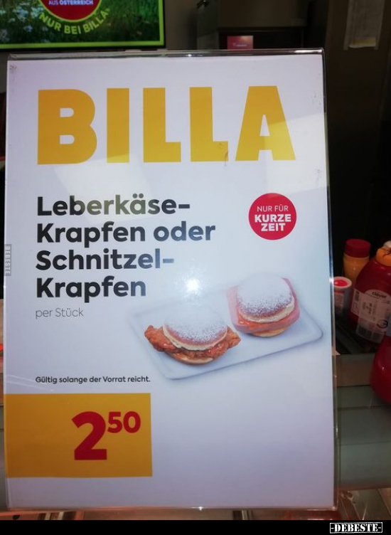 Leberkäse-Krapfen oder Schnitzel-Krapfen.. - Lustige Bilder | DEBESTE.de