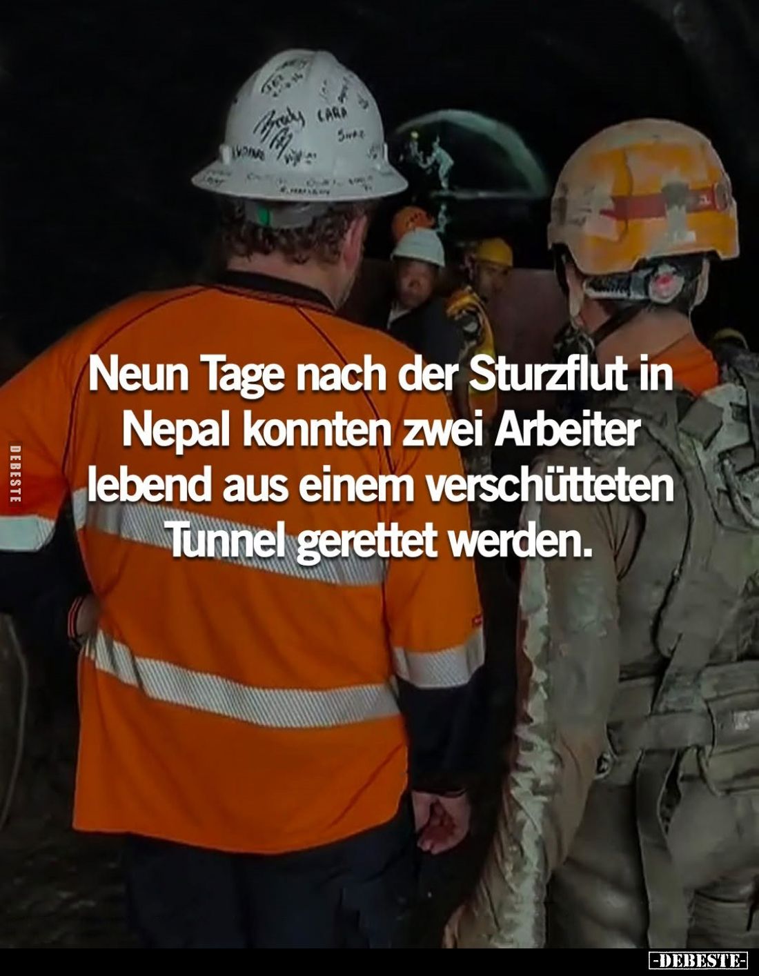 Neun Tage nach der Sturzflut in Nepal... - Lustige Bilder | DEBESTE.de