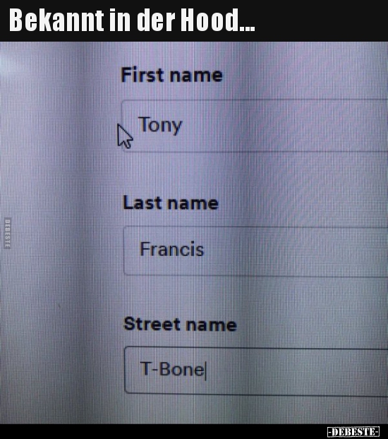 Bekannt in der Hood...