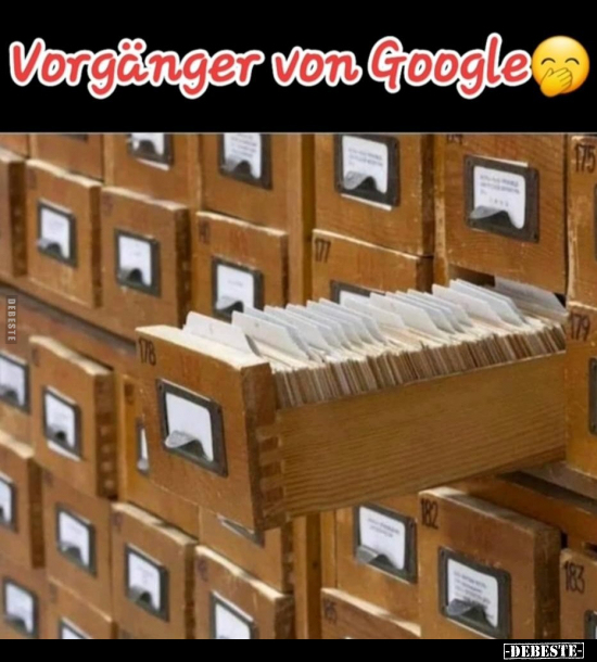 Vorgänger von Google.. - Lustige Bilder | DEBESTE.de