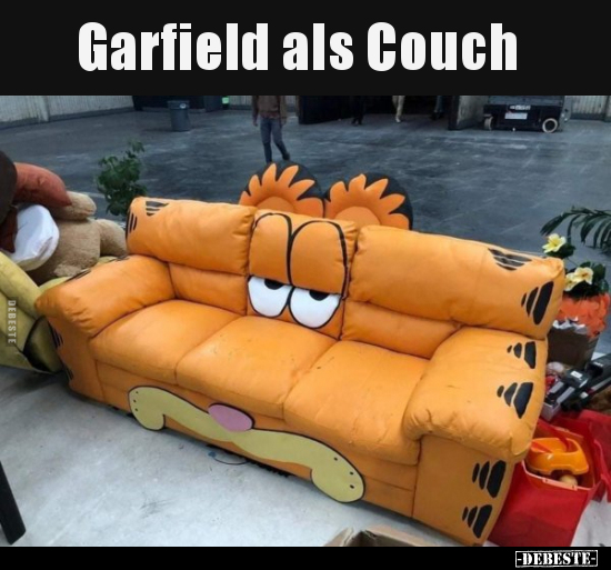 Garfield als Couch.. - Lustige Bilder | DEBESTE.de