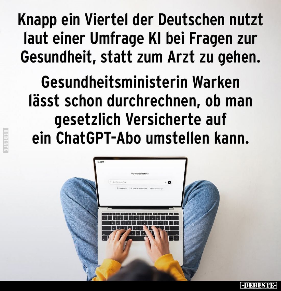 Knapp ein Viertel der Deutschen nutzt laut einer Umfrage KI.. - Lustige Bilder | DEBESTE.de