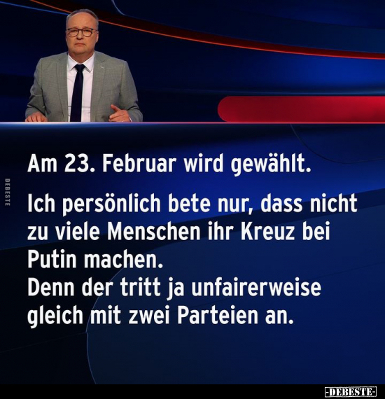 Am 23. Februar wird gewählt.. - Lustige Bilder | DEBESTE.de