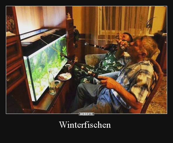 Winterfischen..