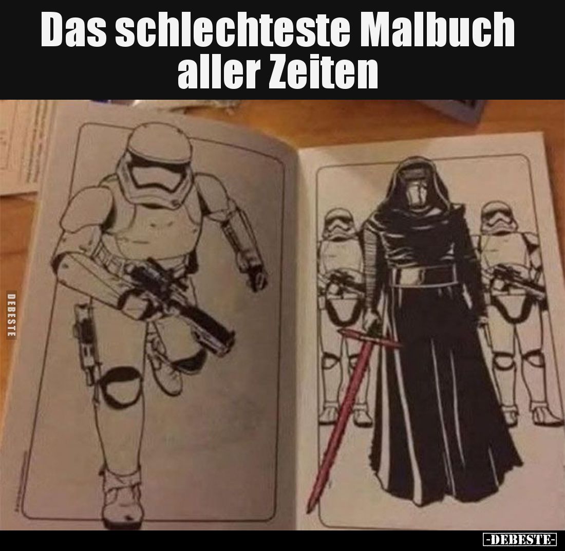 Das schlechteste Malbuch aller Zeiten.