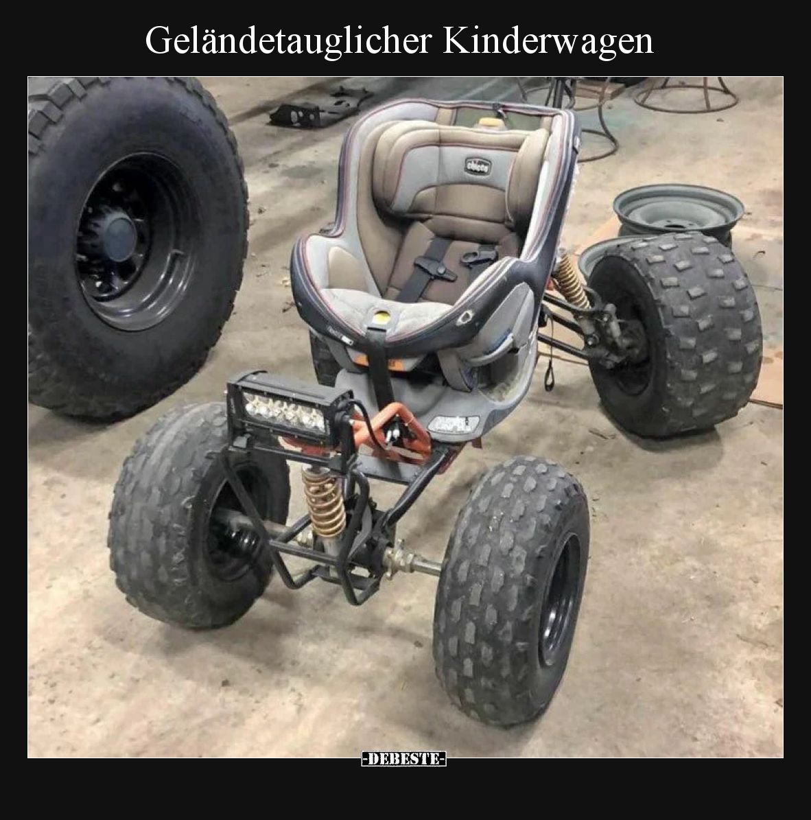 Geländetauglicher Kinderwagen