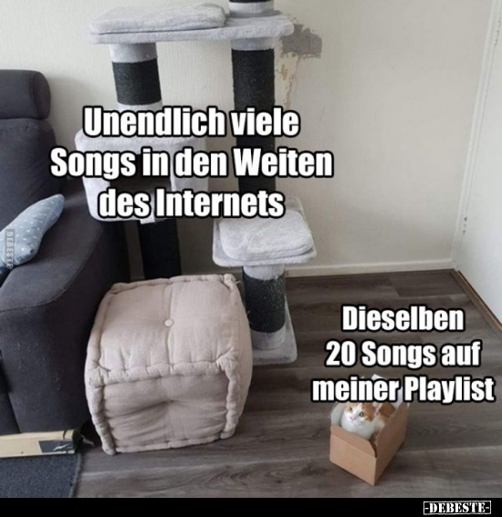 Unendlich viele Songs in den Weiten des Internets...