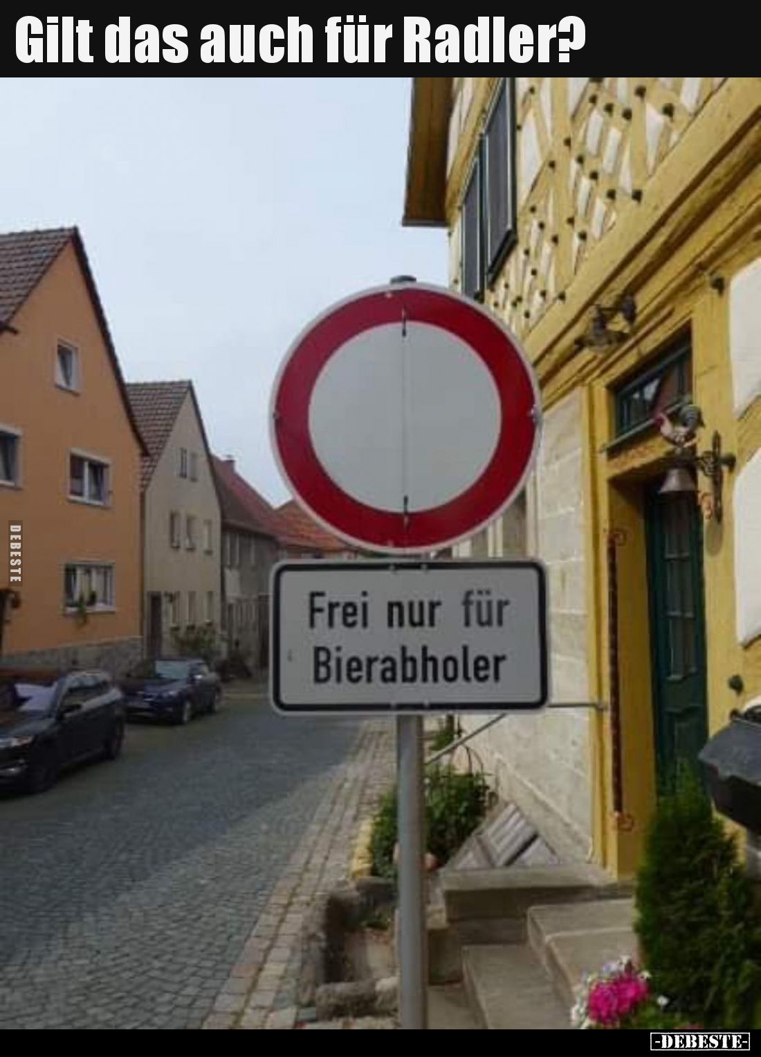 Gilt das auch für Radler?.. - Lustige Bilder | DEBESTE.de